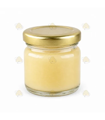 Pot verre rond  41 ml/50g avec couvercle TO 43 mm