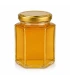 Pot verre hexagonal 116 ml/140 g avec couvercle TO 48 mm