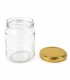 Pots en verre rond TO 63 mm 212 ml/250 g avec couvercle