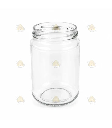Pot verre rond 290ml / 350g, sans couvercle