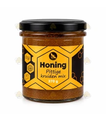 Honing pittige kruidenmix - 370 gram