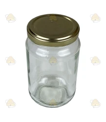 Pot rond 375ml / 450g, avec couvercle