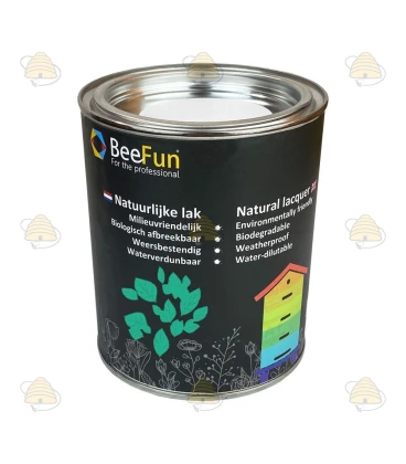 BeeFun® Peinture naturelle pour ruches en bois - 750 ml - Turquoise