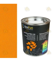 BeeFun® Peinture naturelle pour ruches en bois - 750 ml - Orange