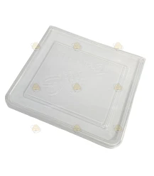 Grand couvercle pour bol d'alimentation de 1,5 litre orange
