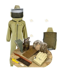 Kit de démarrage Apiculture de luxe - Ensemble kaki