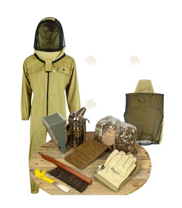 Kit de démarrage Apiculture de luxe - kaki global Anglais