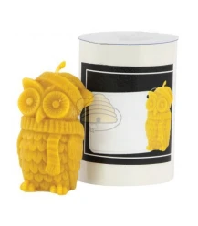 Moule à bougie - hibou d'hiver